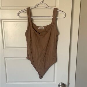Babaton Tan Bodysuit